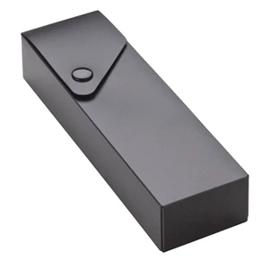 Black Rectangular Button Gift Box Black Rectangular But...