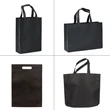 Custom Size Non-Woven Convention Tote Bags In Stock | https://www.bestnamebadges.com