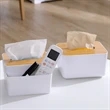 Tissue Box With Wooden Lid | https://www.bestnamebadges.com