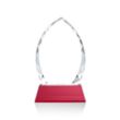 Wilton Award on Newhaven Base - Red | https://www.bestnamebadges.com