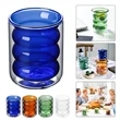 Wave Doulbe Walled Glass Mug | https://www.bestnamebadges.com