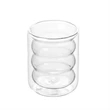 Wave Doulbe Walled Glass Mug | https://www.bestnamebadges.com