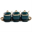 Porcelain Condiment Jar Spice Container | https://www.bestnamebadges.com