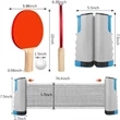 Retractable Table Tennis Set | https://www.bestnamebadges.com