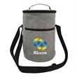 Gather Round Heathered Cooler Bag | https://www.bestnamebadges.com