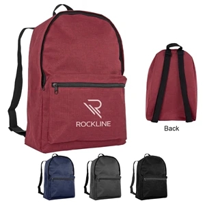 Boardwalk Heathered Backpack | https://www.bestnamebadges.com