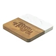 Acacia & Slate Square Coaster | https://www.bestnamebadges.com