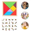 Wooden Tangram Puzzle | https://www.bestnamebadges.com
