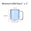 Double Wall Insulated Glasses Mug | https://www.bestnamebadges.com