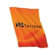 Sports Rally Towel w/ Full Bleed Custom Sublimation | https://www.bestnamebadges.com