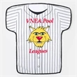Half Sleeve Jersey Rally Towel w/ Full Bleed Custom Sublimat | https://www.bestnamebadges.com