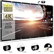 120" Portable Folding Soft Projector Screen | https://www.bestnamebadges.com
