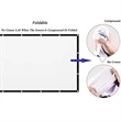 120" Portable Folding Soft Projector Screen | https://www.bestnamebadges.com