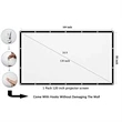 120" Portable Folding Soft Projector Screen | https://www.bestnamebadges.com