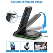 Folding 3-In-1 Wireless Charger | https://www.bestnamebadges.com