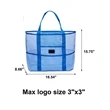 Foldable Mesh Beach Tote Bag | https://www.bestnamebadges.com