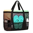 Foldable Mesh Beach Tote Bag | https://www.bestnamebadges.com