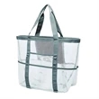 Foldable Mesh Beach Tote Bag | https://www.bestnamebadges.com