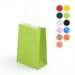 Kraft Paper Bag W/ A Handle | https://www.bestnamebadges.com