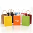 Kraft Paper Bag W/ A Handle | https://www.bestnamebadges.com