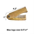 Folding Wooden Comb | https://www.bestnamebadges.com