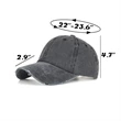 Washed Cotton Baseball Caps W/ Holes | https://www.bestnamebadges.com