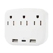 3-Outlet Extender With 3 Usb Power Strip | https://www.bestnamebadges.com