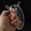 Glass Knuckle Hand Smoking Pipe | https://www.bestnamebadges.com