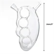 Glass Knuckle Hand Smoking Pipe | https://www.bestnamebadges.com