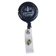 Round Retractable Badge Reel w/ Bulldog Clip on backing | https://www.bestnamebadges.com