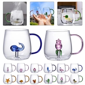 Creative Animal Glass Cup With Handle