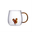 Creative Animal Glass Cup With Handle | https://www.bestnamebadges.com