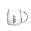 Creative Animal Glass Cup With Handle | https://www.bestnamebadges.com