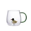 Creative Animal Glass Cup With Handle | https://www.bestnamebadges.com