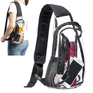Clear Pvc Sling Bag