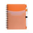 Tri-Pocket Notebook & Pen | https://www.bestnamebadges.com