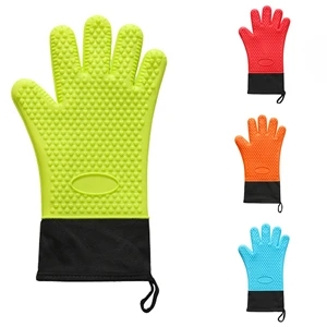 Heat Resistant Silicone Grilling Gloves