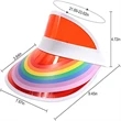 Adjustable Unisex Sun Visor Hats | https://www.bestnamebadges.com