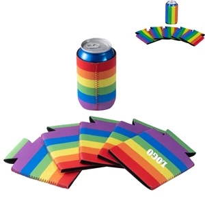 Neoprene Rainbow Can Cooler Sleeve