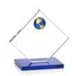 Ferrand VividPrint™ Award - Blue/Gold | https://www.bestnamebadges.com