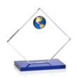 Ferrand VividPrint™ Award - Blue/Gold | https://www.bestnamebadges.com
