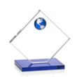 Ferrand VividPrint™ Award - Blue/Silver | https://www.bestnamebadges.com