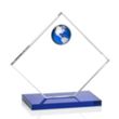 Ferrand VividPrint™ Award - Blue/Silver | https://www.bestnamebadges.com