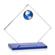 Ferrand VividPrint™ Award - Blue/Silver | https://www.bestnamebadges.com