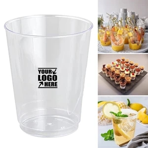 10Oz Cylinder Clear Hard Plastic Cups | https://www.bestnamebadges.com