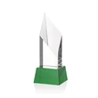 Vertex Award on Base - Green | https://www.bestnamebadges.com