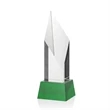 Vertex Award on Base - Green | https://www.bestnamebadges.com