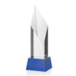 Vertex VividPrint™ Award on Base - Blue | https://www.bestnamebadges.com