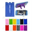 Silicone Cell Phone Stand Card Holder | https://www.bestnamebadges.com