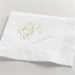 Beverage Napkin with Coined Edge | https://www.bestnamebadges.com